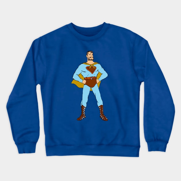 Circus Strongman Crewneck Sweatshirt by SwordMace